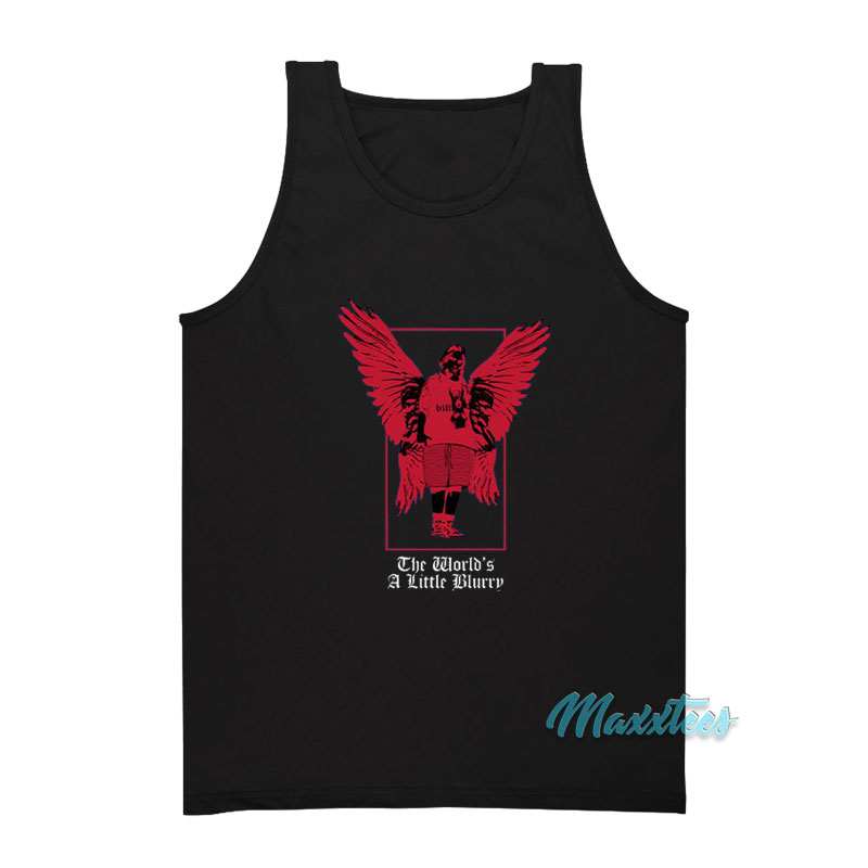 Billie Angel The World's A Little Blurry Billie Eilish Tank Top