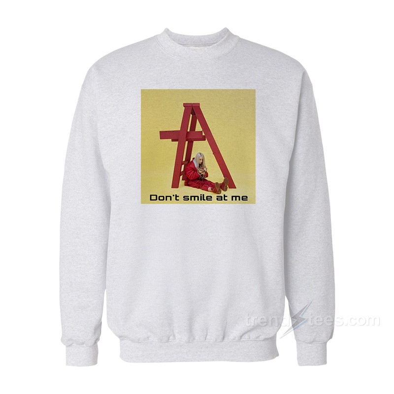 Billie Eilish Don't Smile At Me Cover Album Sweatshirt