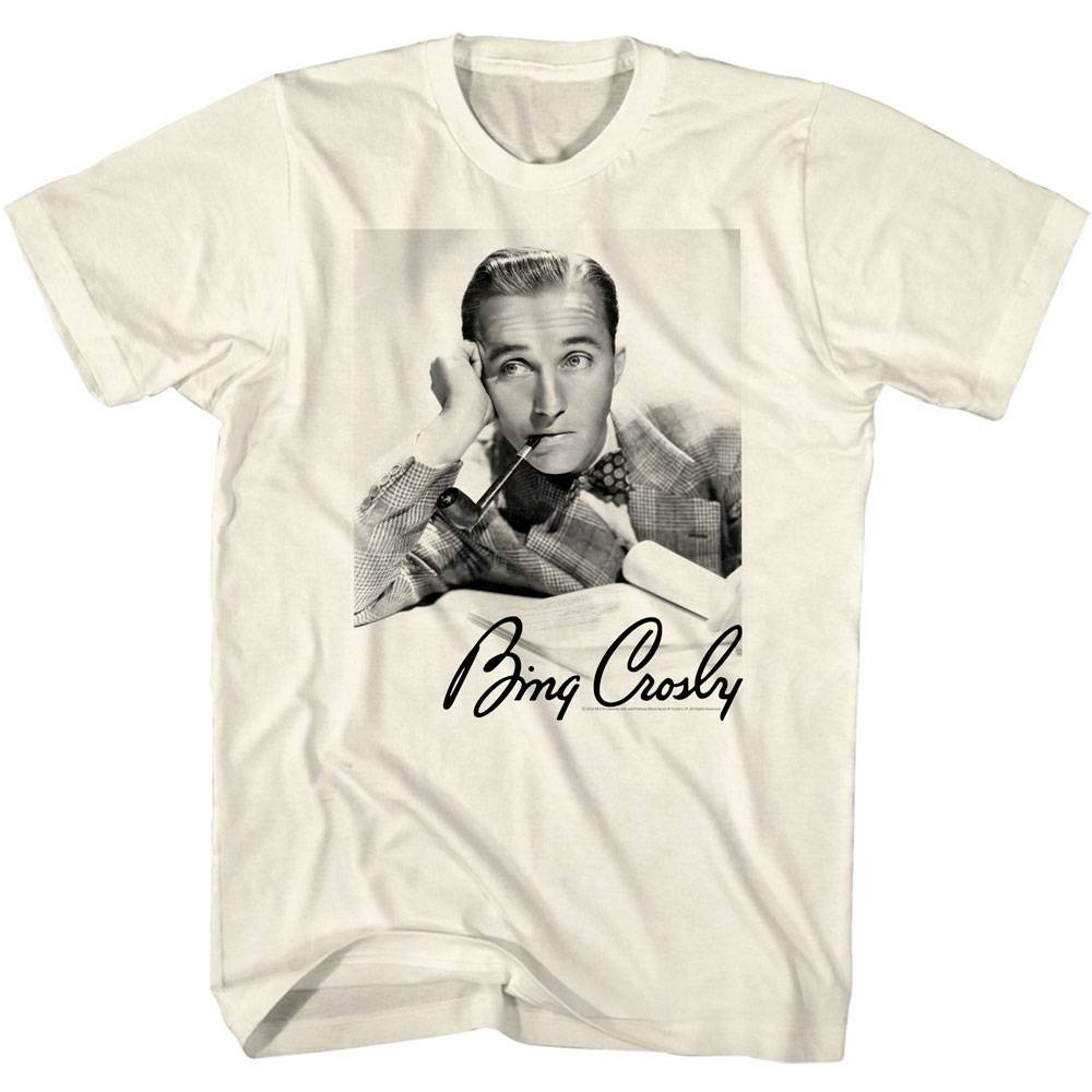 Bing Crosby Pipe & Bowtie Men’s T Shirt