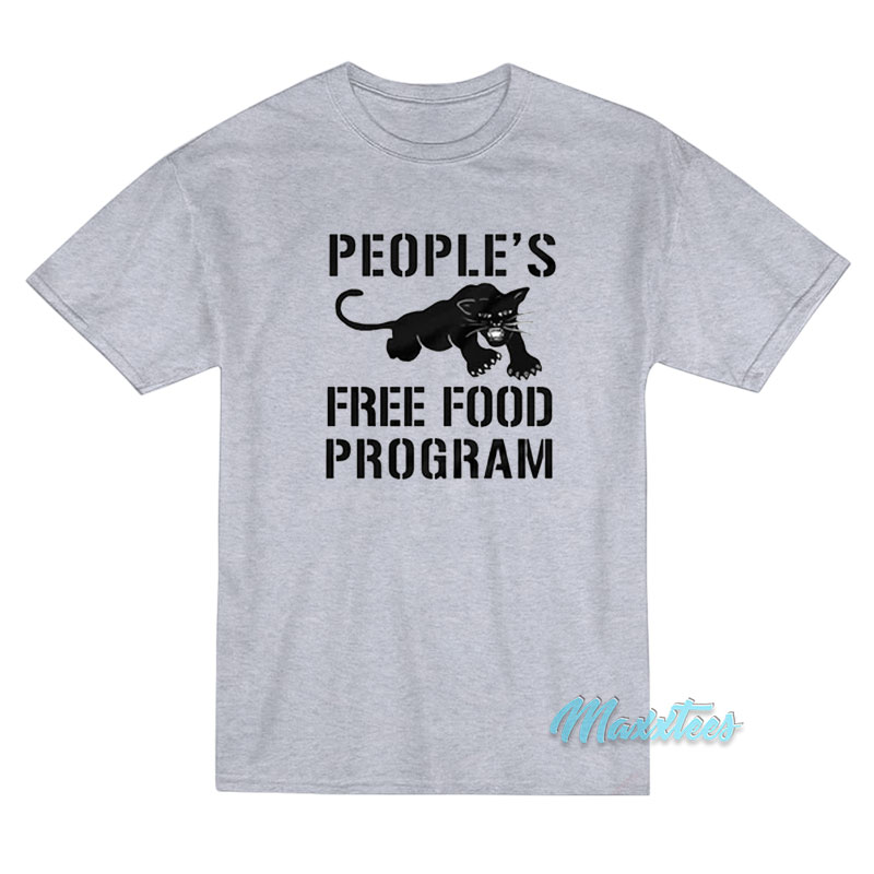Black Panther People's Free Food Program T-shirt