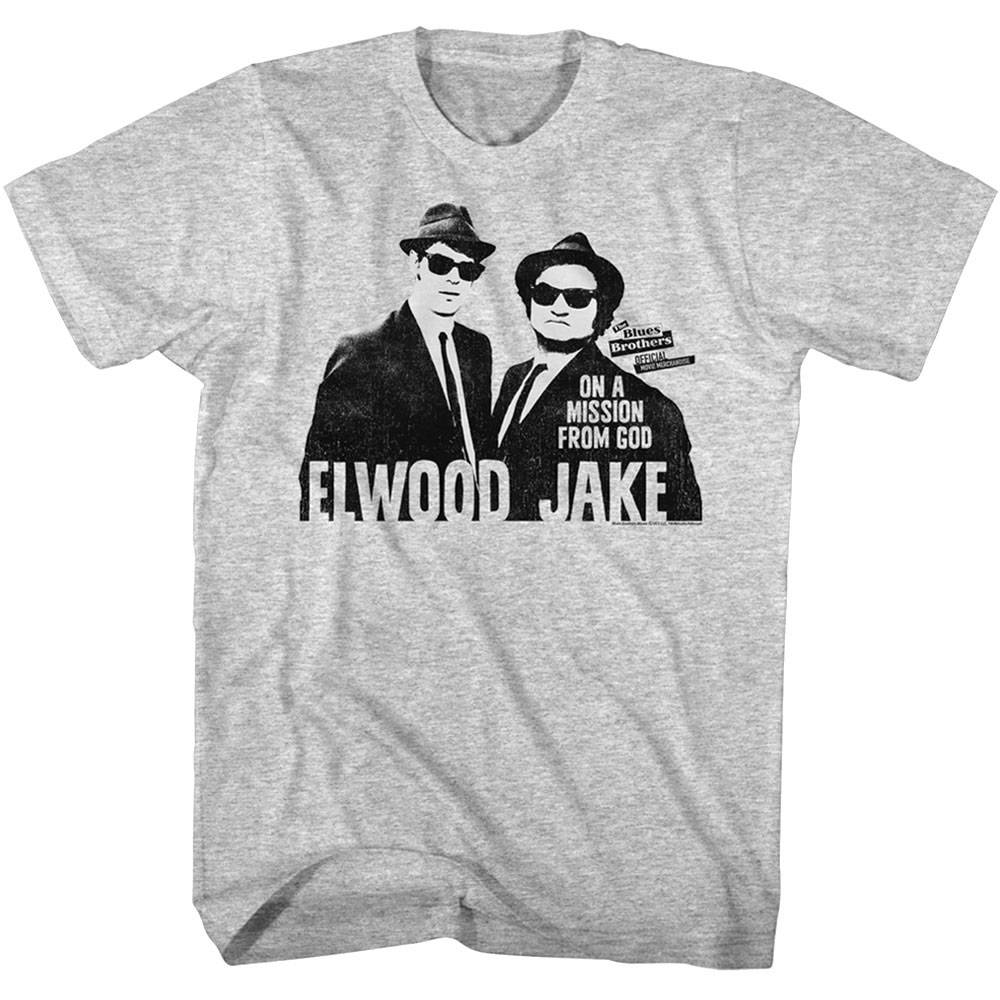 Blues Brothers Jake & Elwood Mission From God Men’s T Shirt