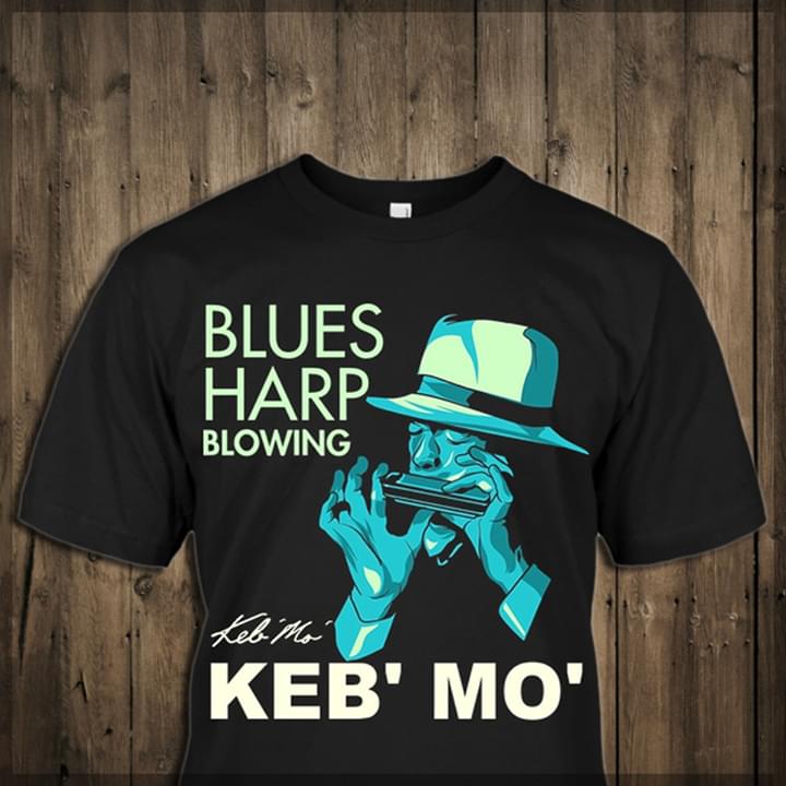 Blues Harp Blowing Keb' Mo' Shirt