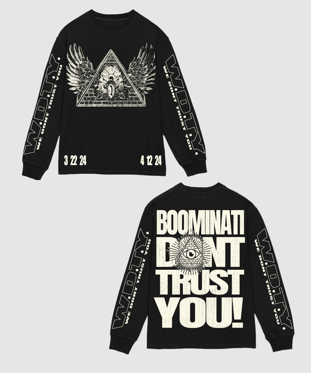 Boominati Don’t Trust You Ls Black Metro Boomin Shop