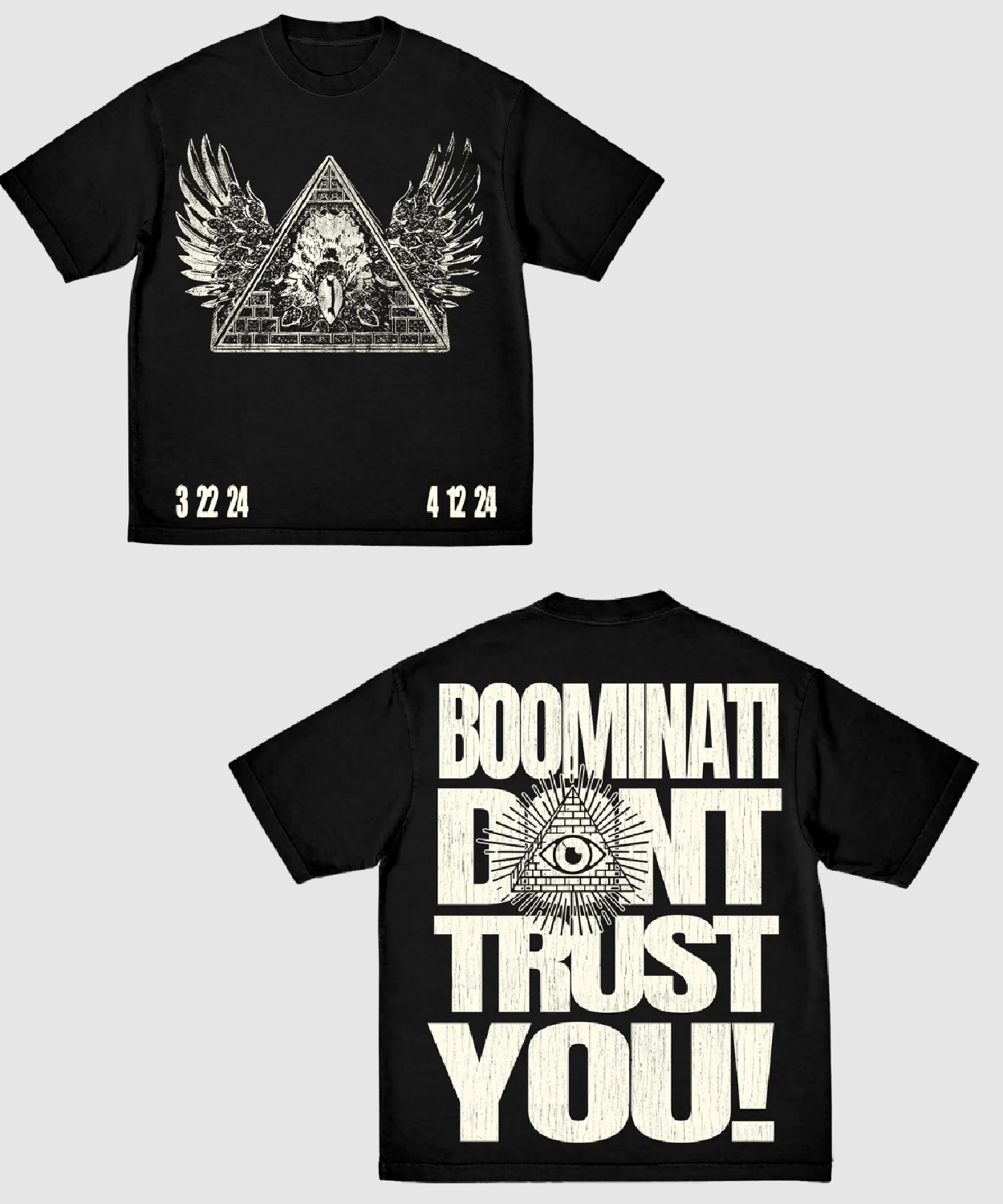 Boominati Don’t Trust You Tee Black Metro Boomin Shop
