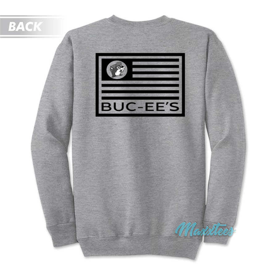 Buc-ee's Beaver Tactical American Flag Sweatshirt