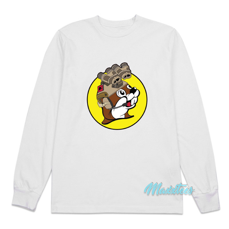 Buc-ee's Beaver Tactical Long Sleeve Shirt