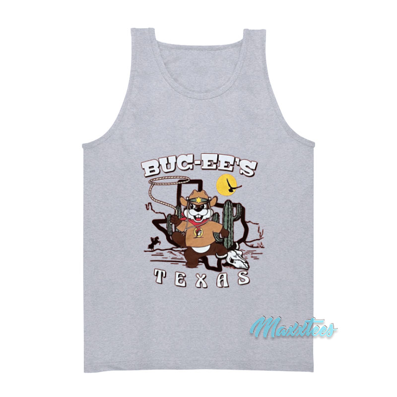 Buc-ee's Texas Roundup Burnt Tank Top