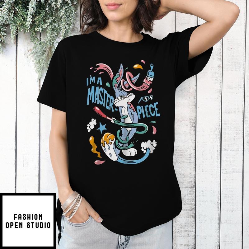 Bugs Bunny I’m A Masterpiece Looney Tunes Cartoon For Kids T-shirt