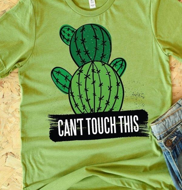 Can't Touch This Cartoon Cactus Shirt