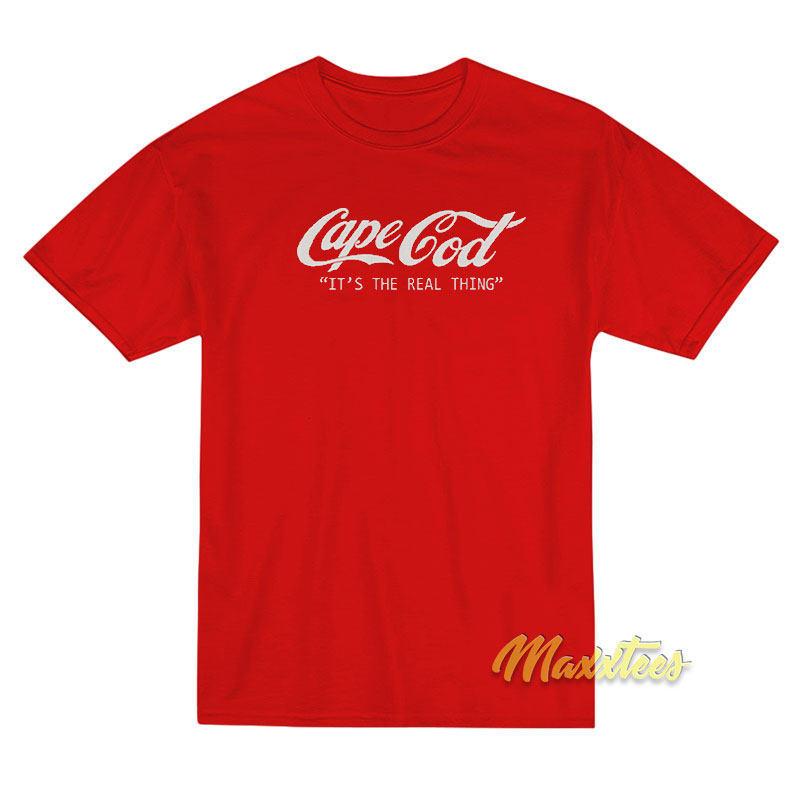 Cape Cod It's The Real Thing Coca Cola T-shirt
