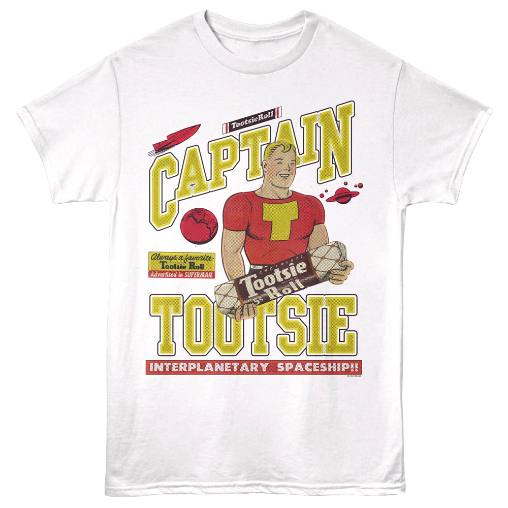 Captain Tootsie Interplanetary Spaceship Men's T Shirt