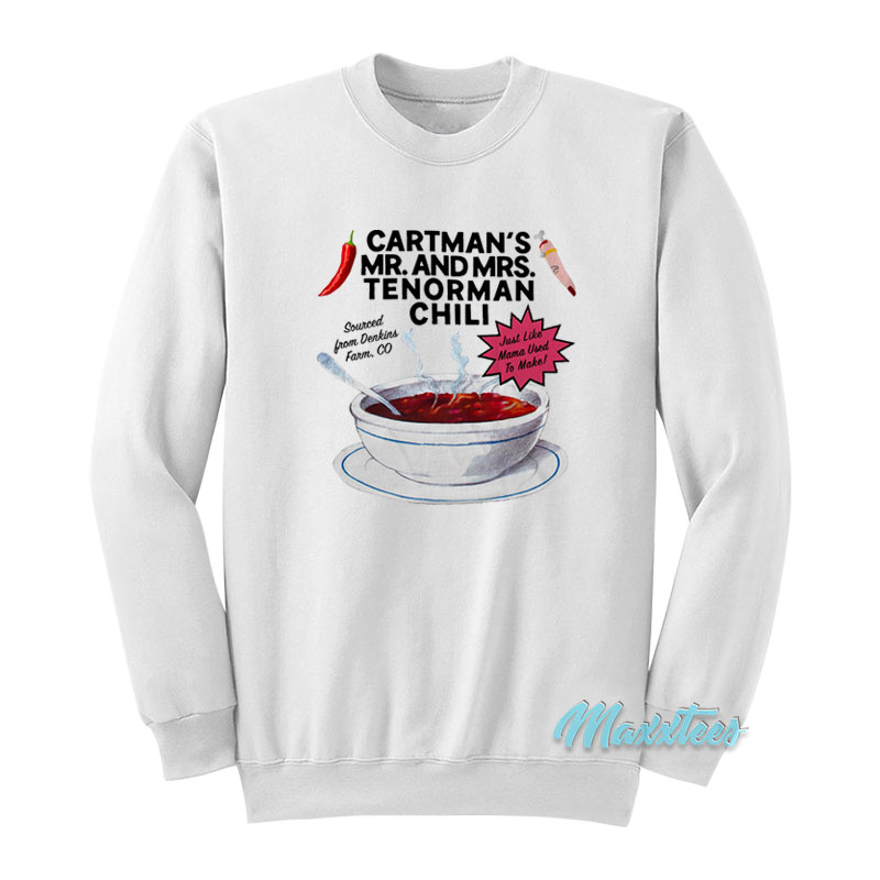 Cartman's Mr And Mrs Tenorman Chili Sweatshirt