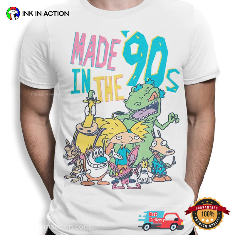 Cartoons Made In The 90’s T-shirt