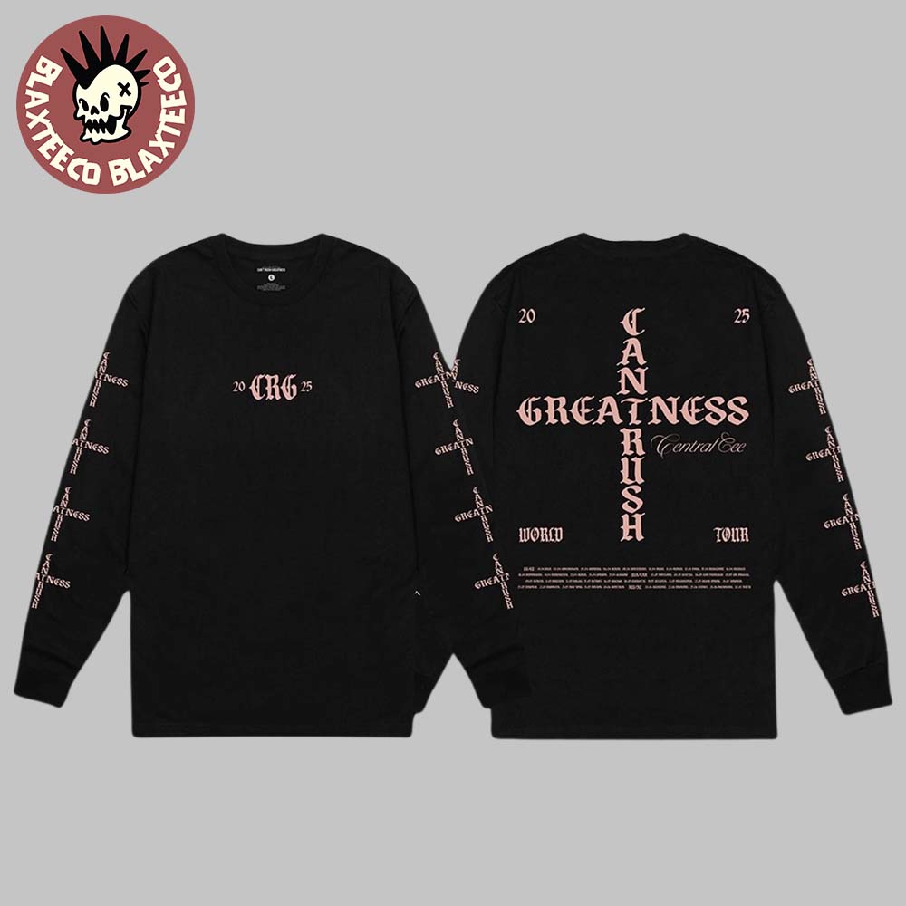 Central Cee Can’t Rush Greatness 2025 World Tour Merch Long Sleeve T-shirt