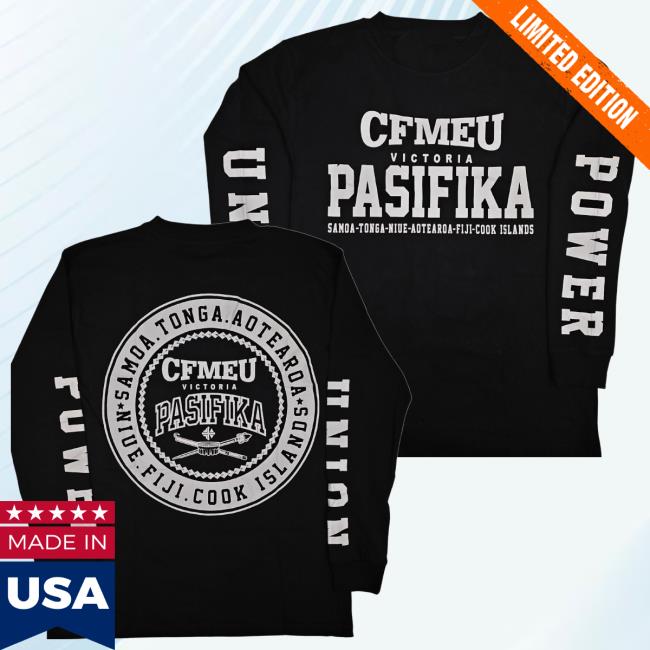 Cfmeu Merch Pasifika Ls Tee – Run It Up Apparel
