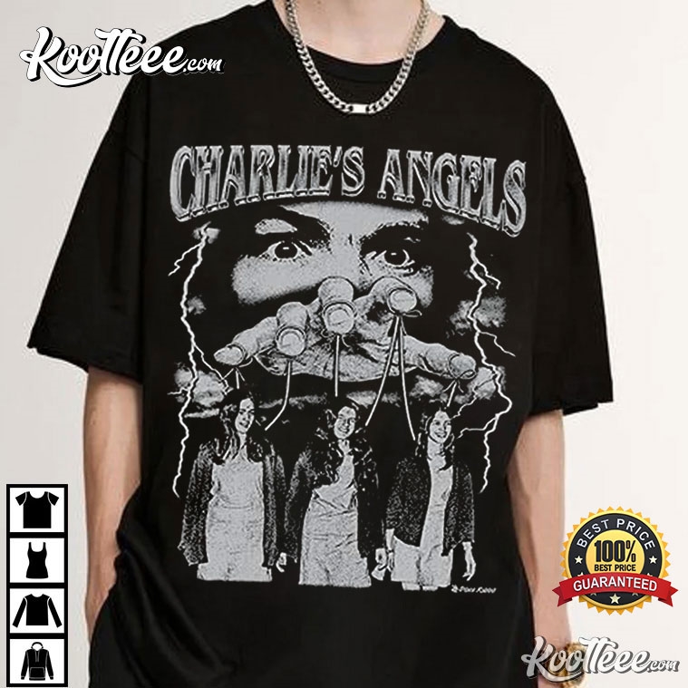 Charles Manson Family Charlie’s Angels Vintage T-shirt