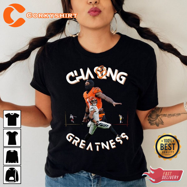 Chasing Greatness Ja’marr Chase Cincinati Bengals Bowl Game Shirt