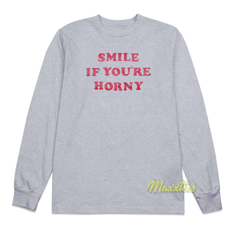 Cheech And Chong Smile If You're Horny Long Sleeve Shirt