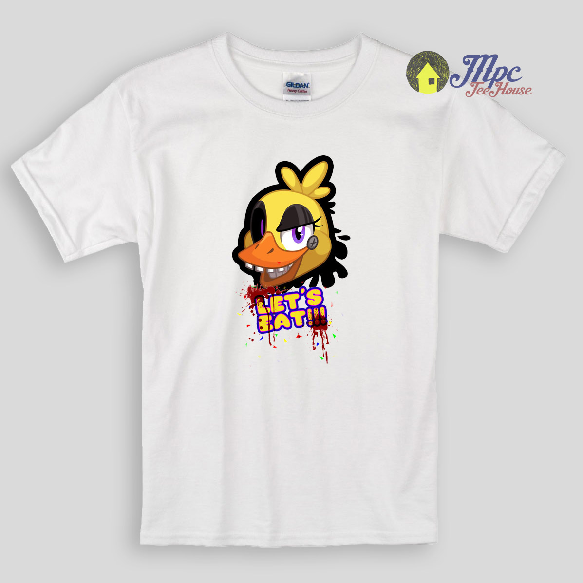 Chica Five Nights At Freddy's Let's Eat Kids T Shirts