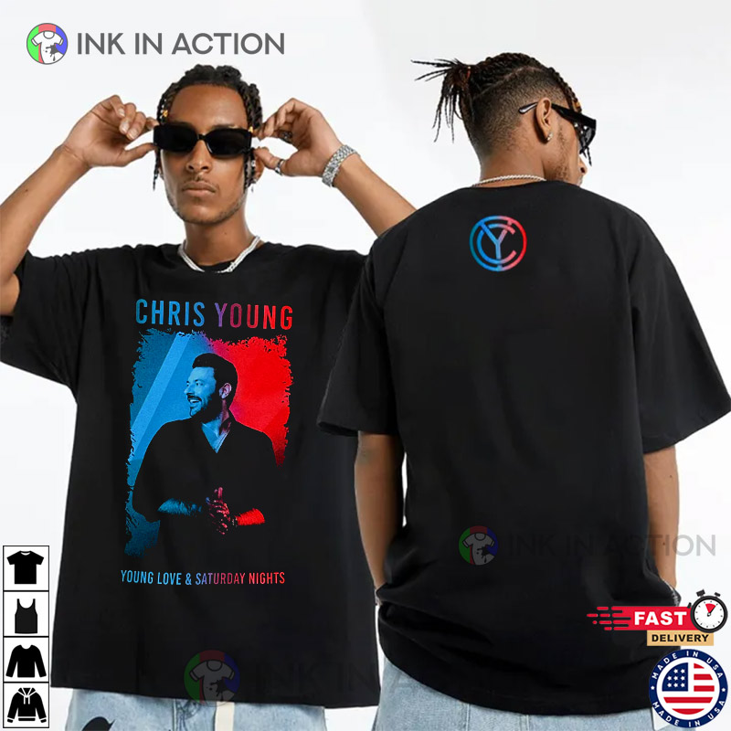 Chris Young Country, Young Love & Saturday Nights Grey T-shirt