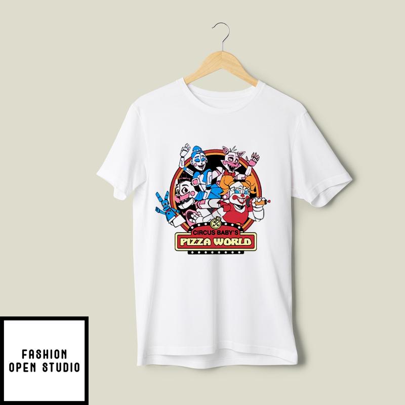Circus Baby’s Pizza World Ringer T-shirt
