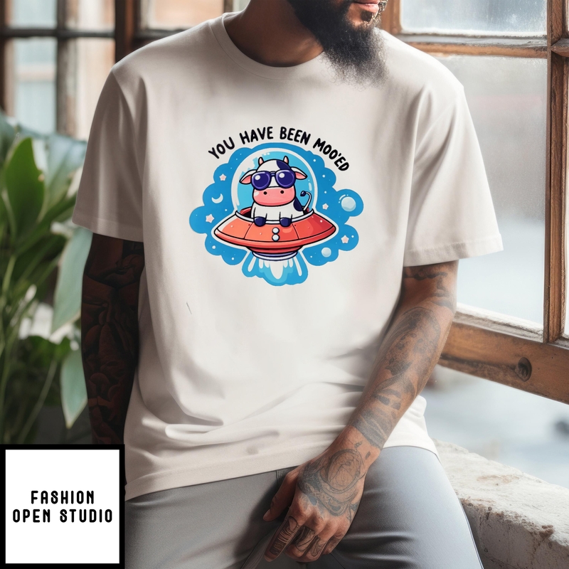 Cow Ufo You Have Been Moo’ed 2024 T-shirt