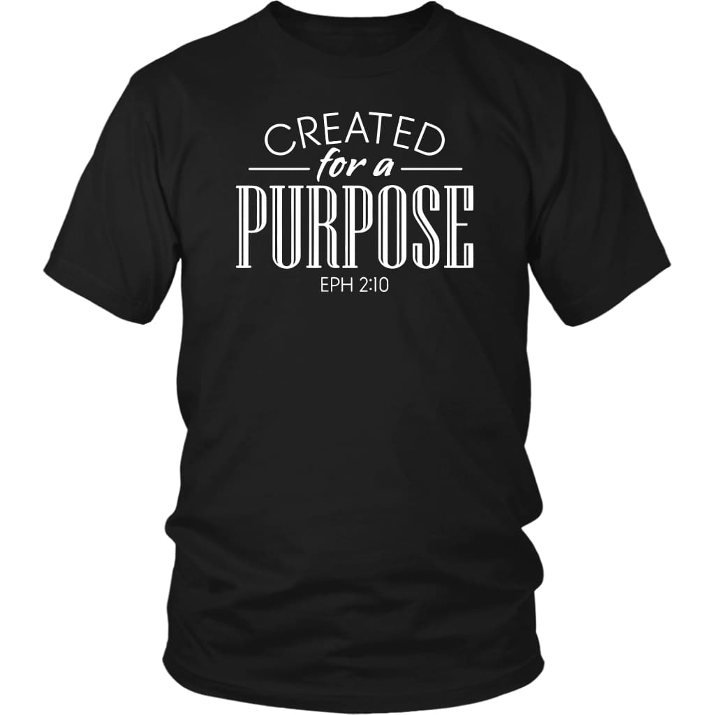 Created With A Purpose Ephesians 210 Bible Verse T Shirt Christian T Shirts