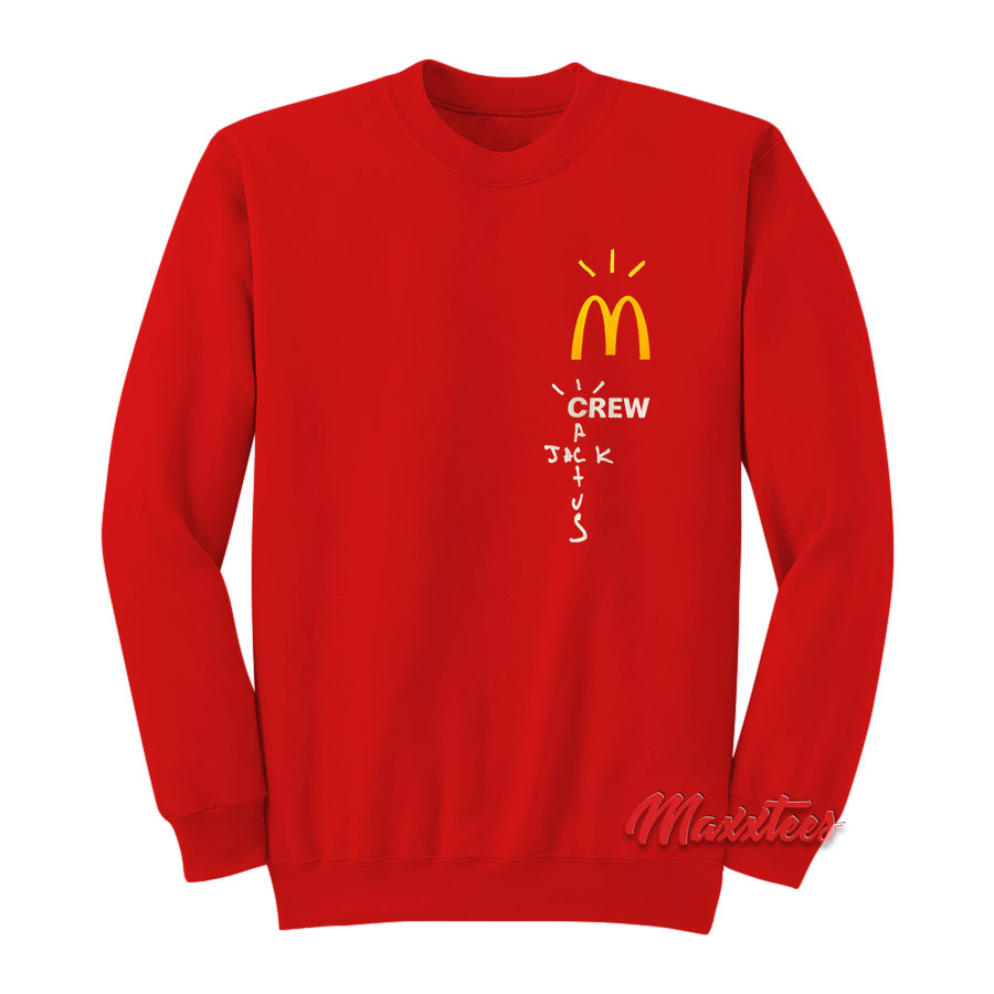 Crew Cactus Jack Mcdonald's Sweatshirt