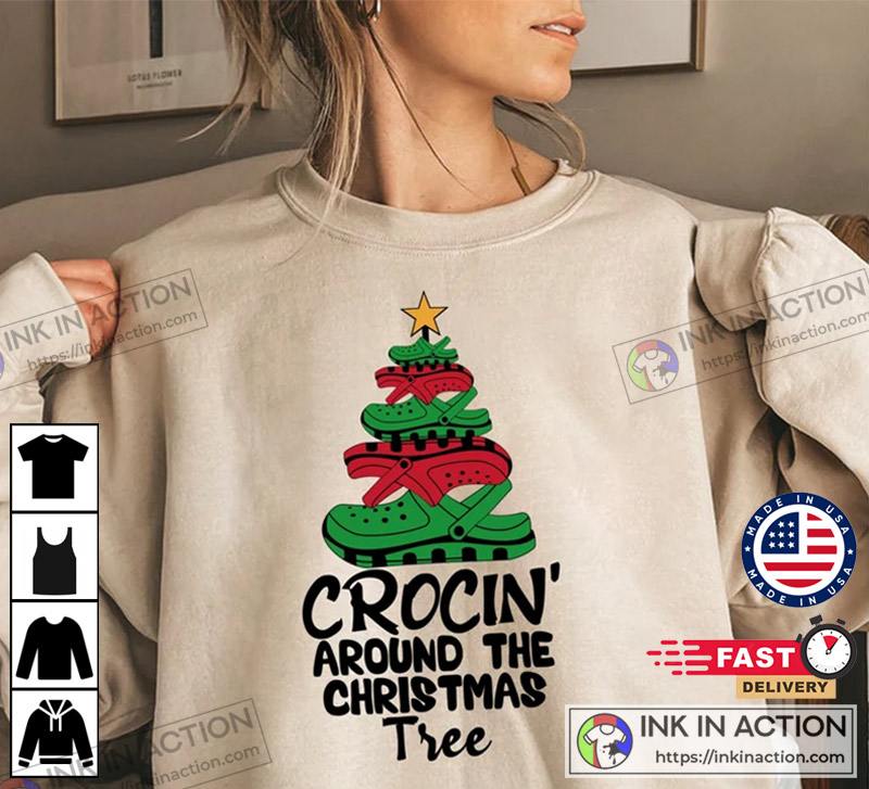 Crocin’ Around The Christmas Tree Funny Crocs