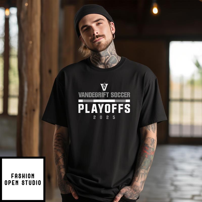 Crown Trio Vandegrift High School Men’s Soccer Playoffs 25 F&b T-shirt