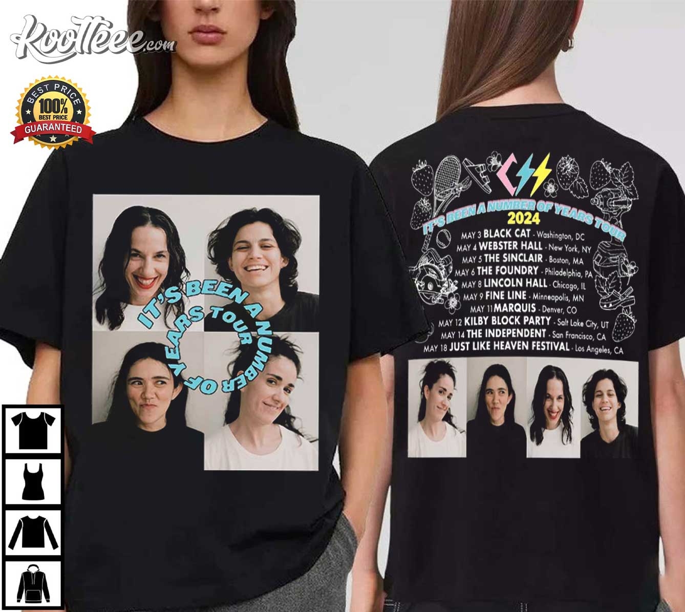 Css Band It’s Been A Number Of Years Tour 2024 T-shirt