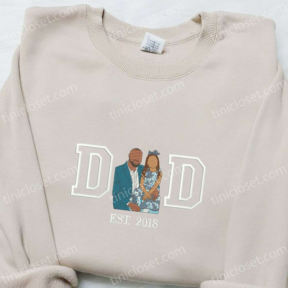 Dad And Daughter Father’s Day Embroidered Shirt