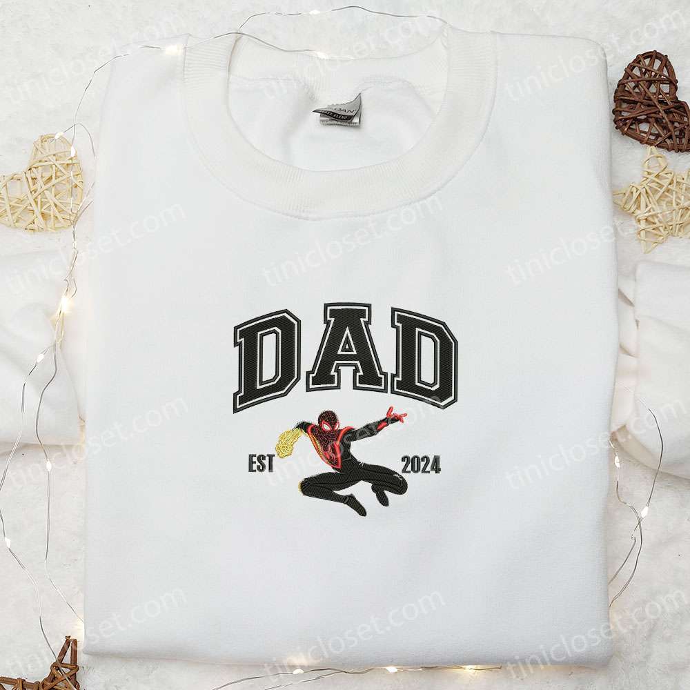 Dad Spider-man Daughter Father’s Day Embroidered Shirt