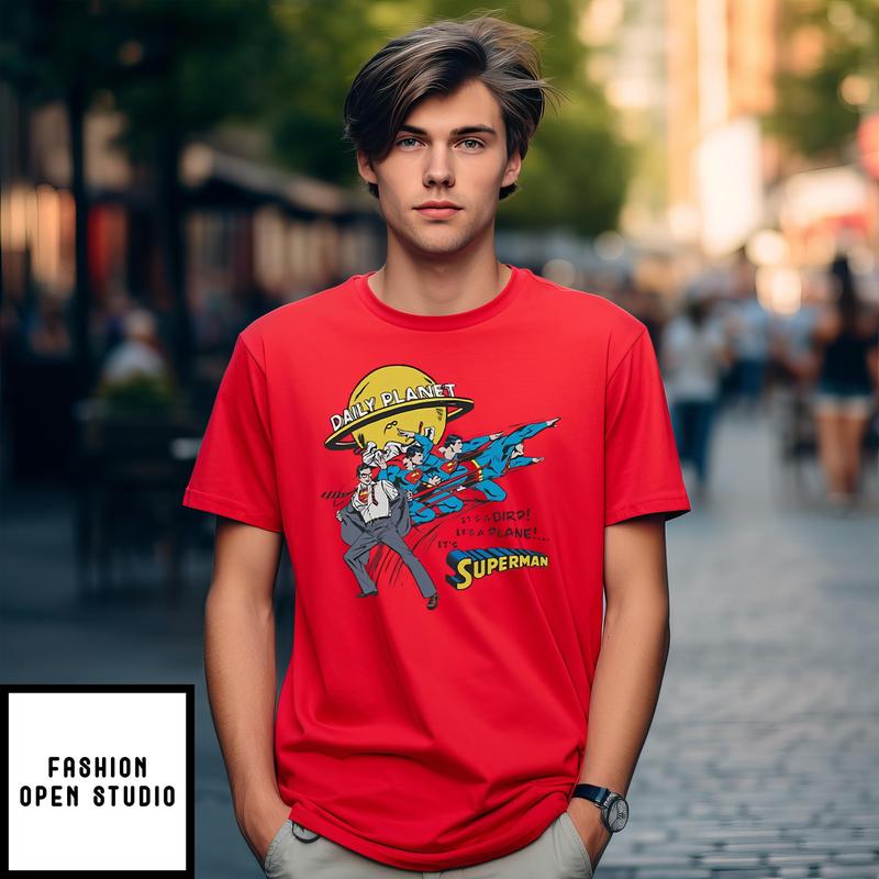 Daily Planet Clark Kent It’s A Bird It’s A Plane It’s Superman T-shirt