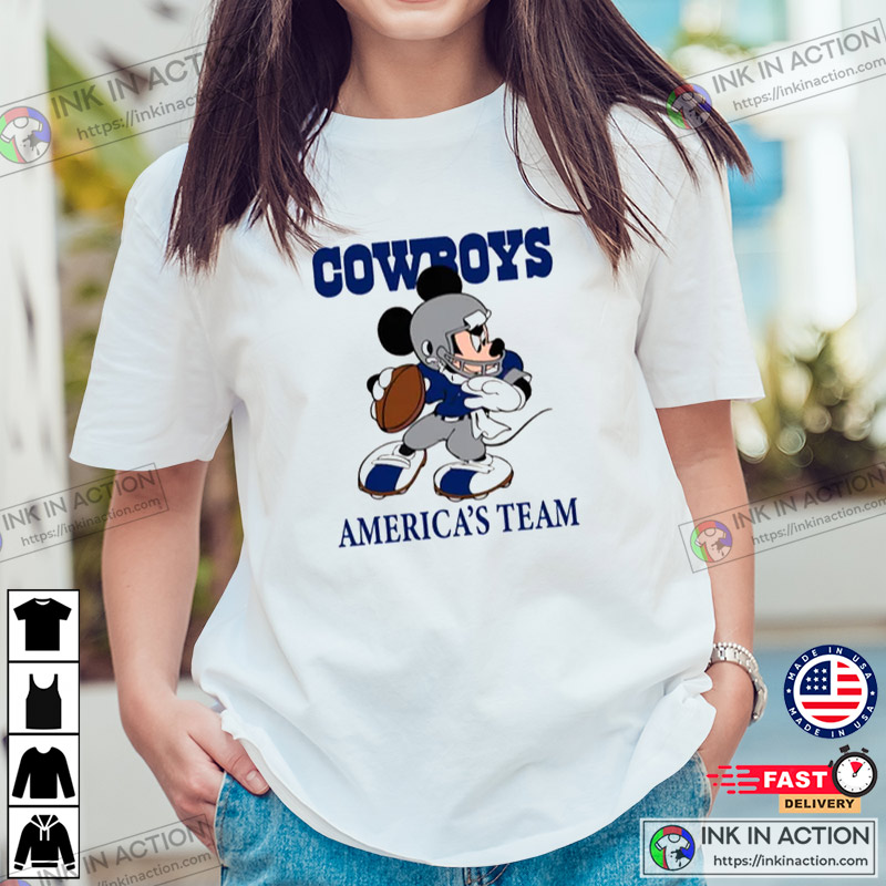 Dallas Cowboys Mickey T-shirt, Dallas America’s Team T-shirt