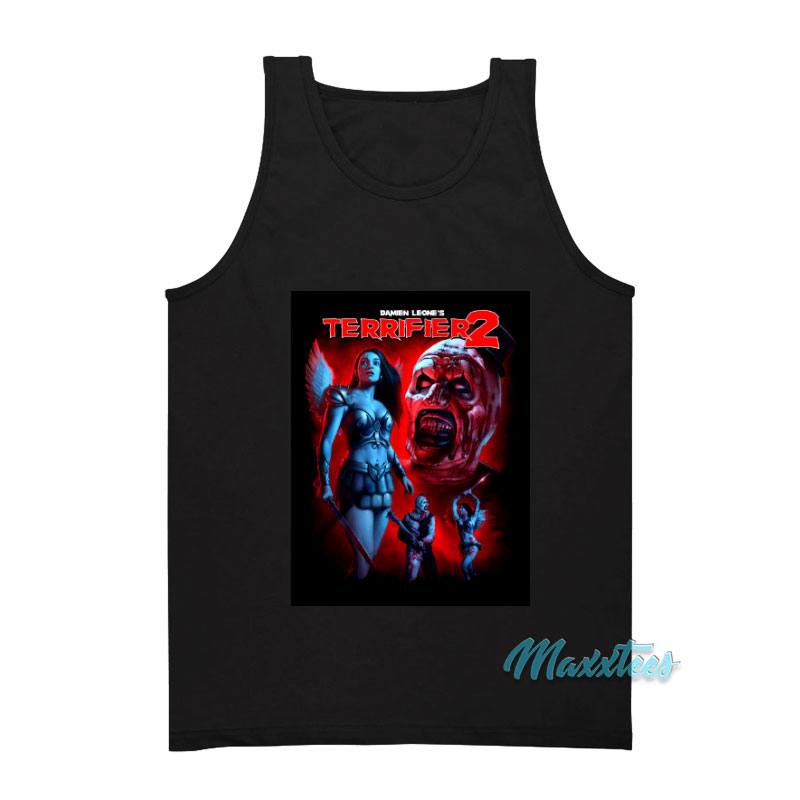 Damien Leone's Terrifier 2 Battle Cries Tank Top