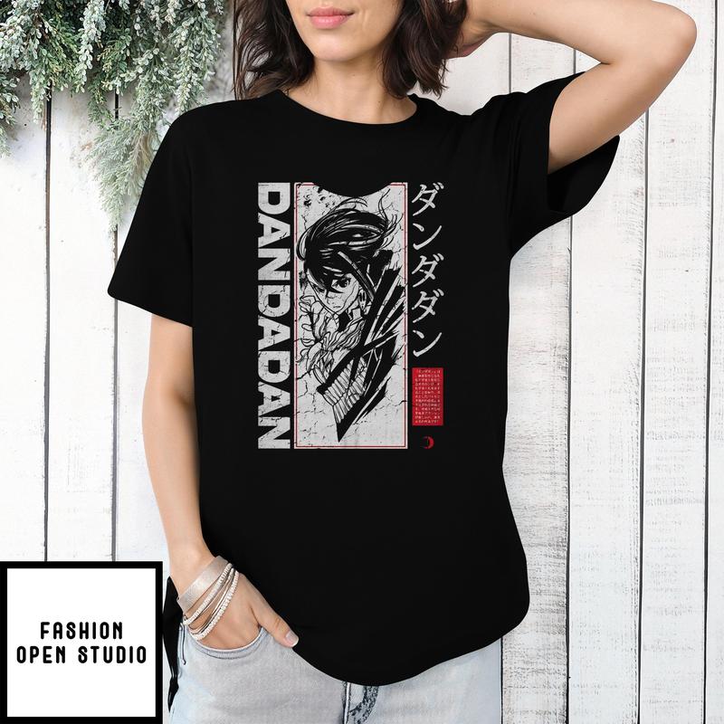 Dandadan ‘okarun And Momo’ Vintage Anime Streetwear T-shirt