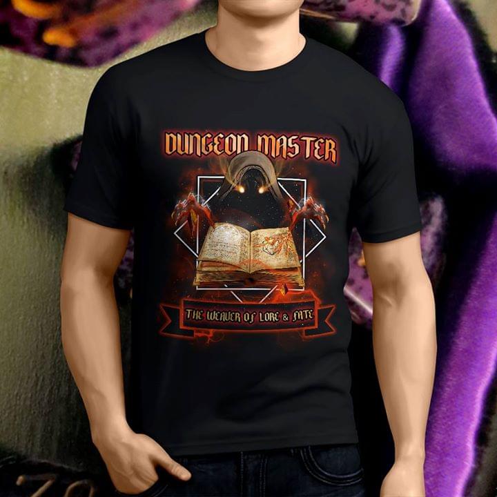 Dark Magic Wizzard Dungeon Master The Weaver Of Lore & Fate Shirt
