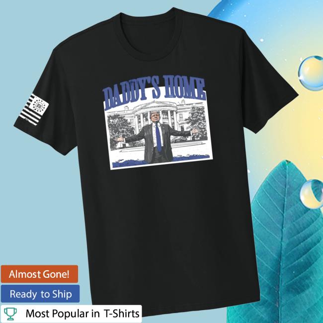 Davidjharrisjr Merch Store Trump Daddy’s Home Blue Tee