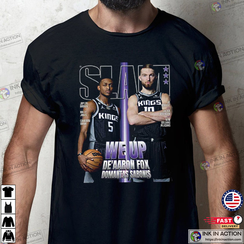 De’aaron Fox And Domantas Sabonis Sacramento Kings T-shirt