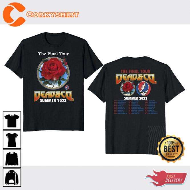 Dead – Company (grateful Dead) Detail Final Tour With 2023 Concert Dates T-shirt