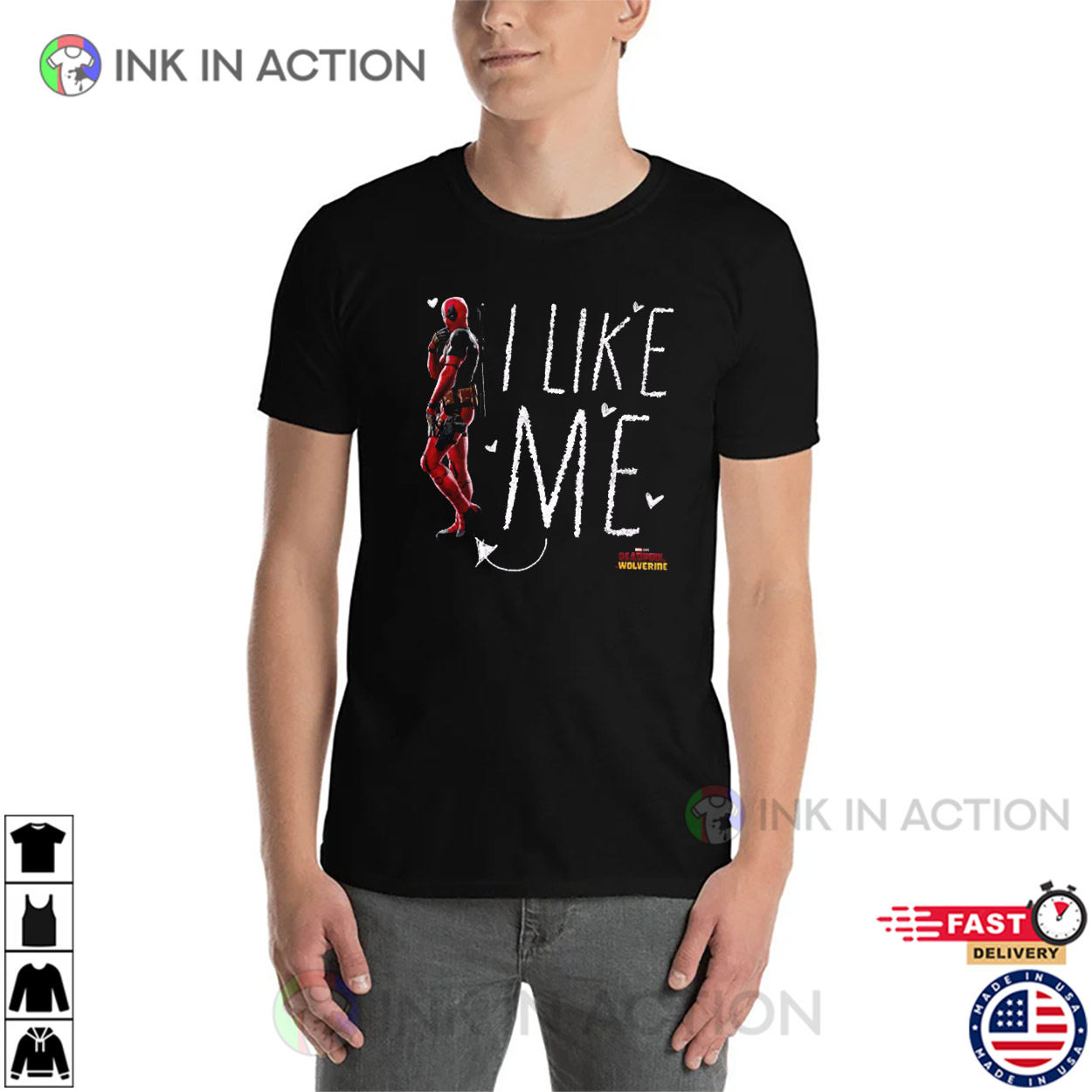 Deadpool & Wolverine I Like Me, Marvel Movie T-shirt
