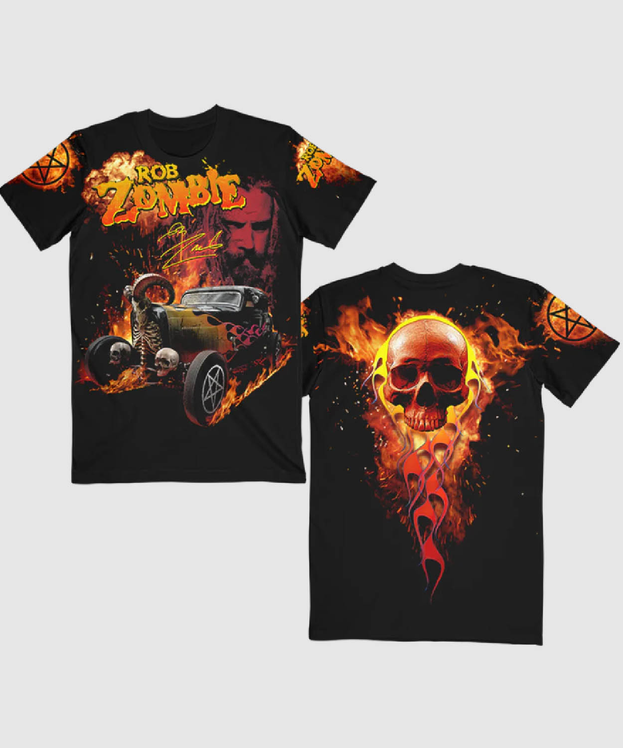 Demonic Hot Rod 90’s Racing Tee Robzombie Shop