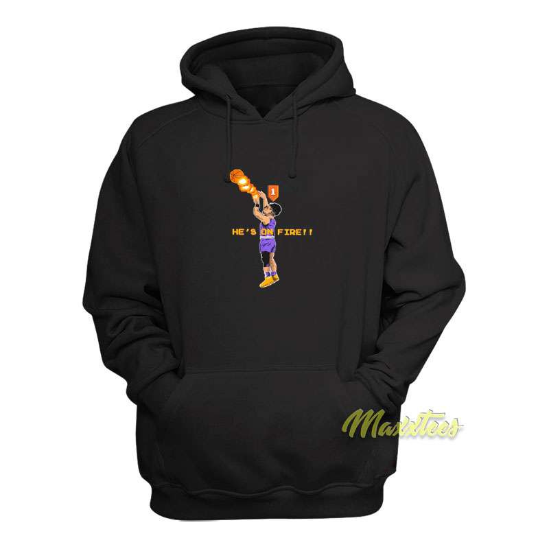 Devin Booker He's On Fire Phoenix Hoodie