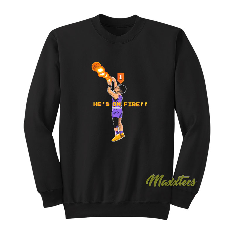 Devin Booker He's On Fire Phoenix Sweatshirt