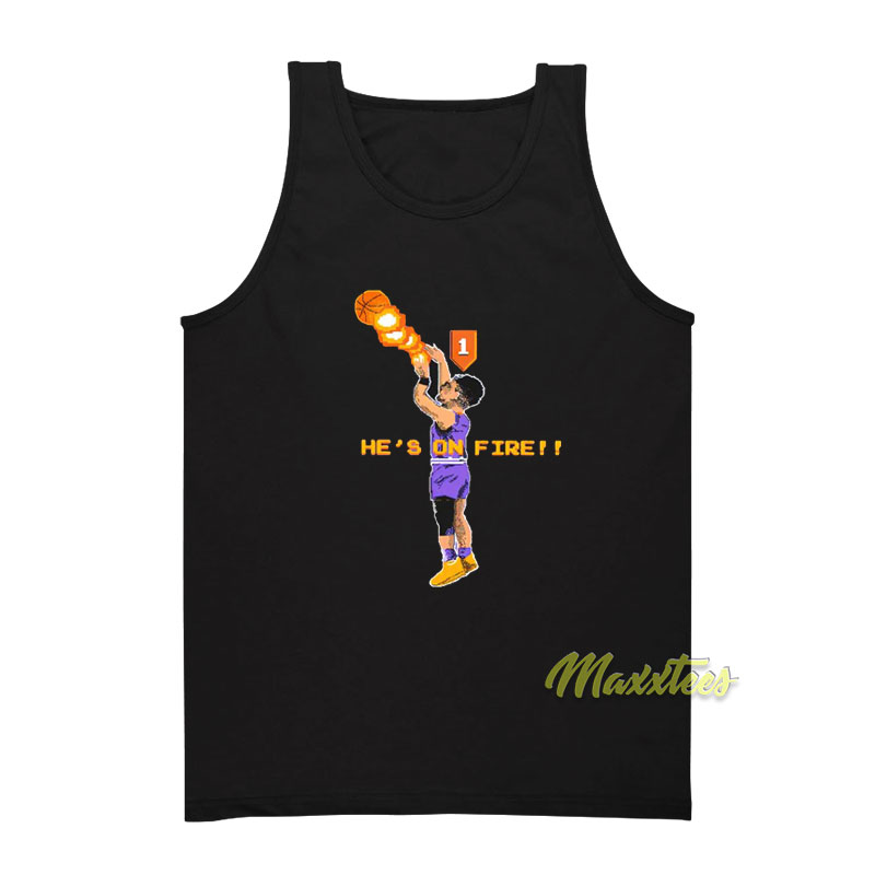 Devin Booker He's On Fire Phoenix Tank Top