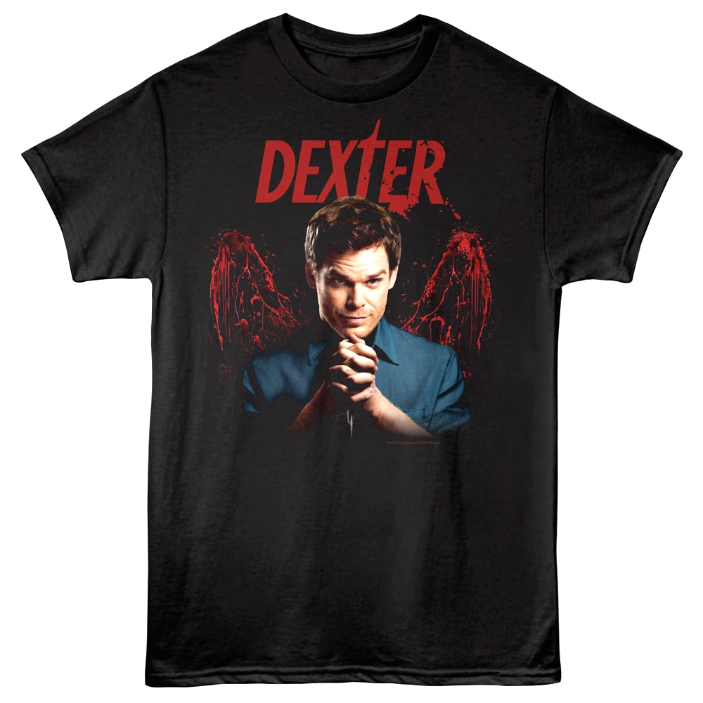 Dexter Blood Wings Black Men's T Shirt