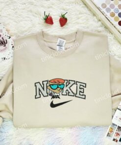 Dexter Dexter’s Laboratory Cartoon Embroidered Shirt