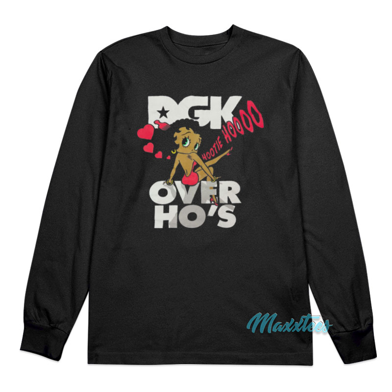 Dgk Ove Ho's Betty Boop Long Sleeve Shirt