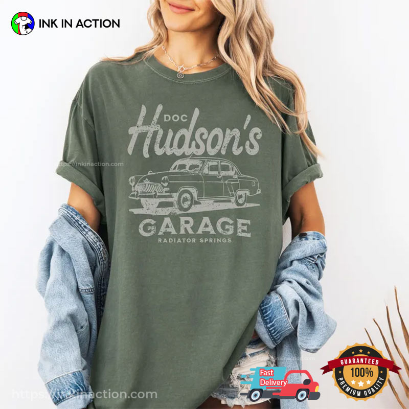 Disney Cars Doc Hudson’s Garage Comfort Colors T-shirt